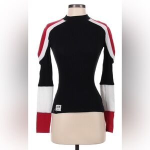 Free People retro long sleeve top